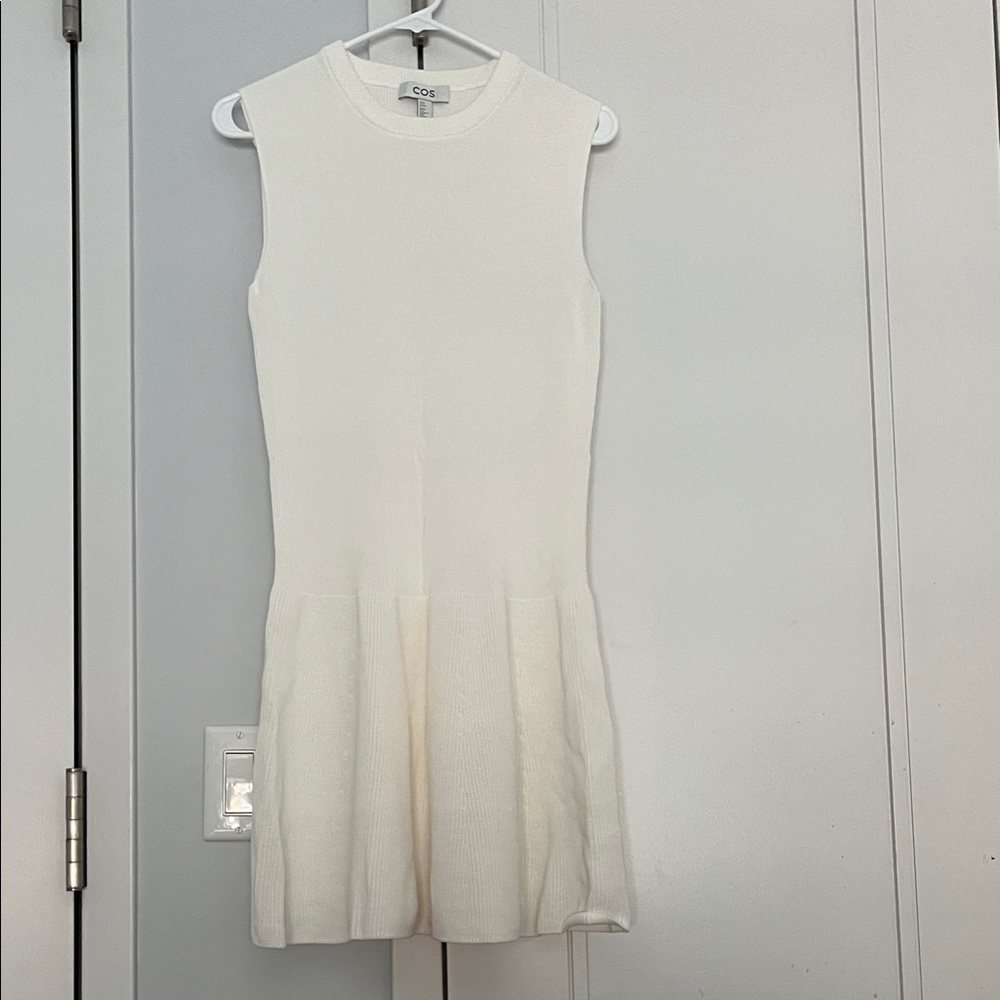 COS Ivory Sleeveless Dress, NWOT